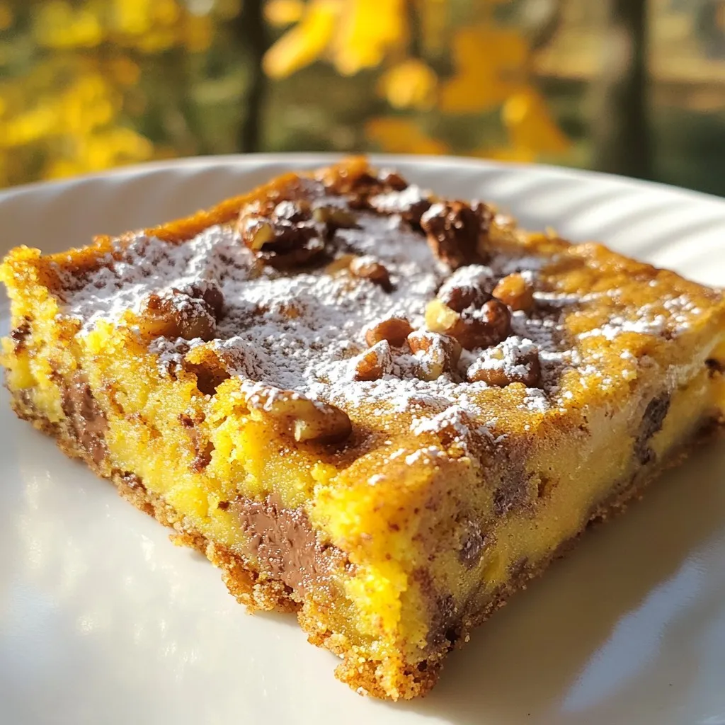 Pumpkin Cake Bars Delightfully Simple Dessert Recipe
