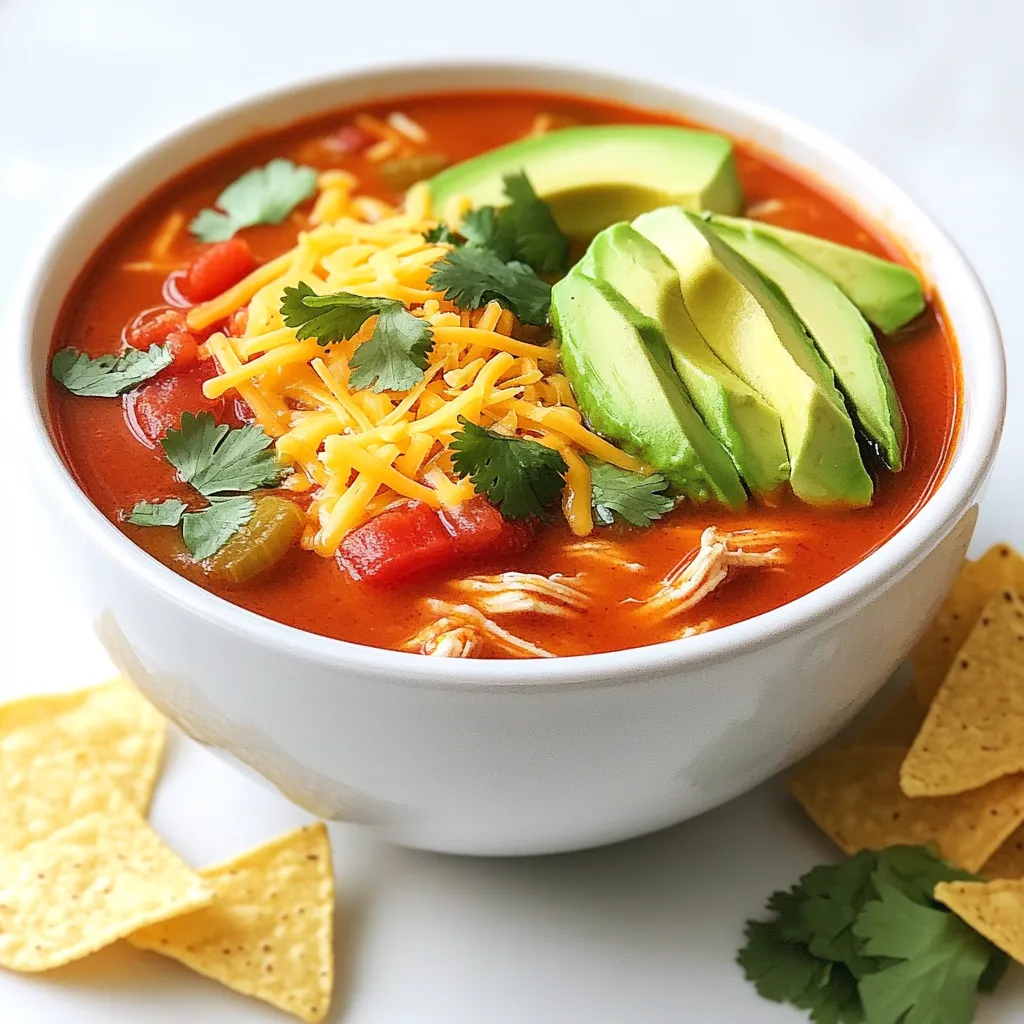 Slow Cooker Chicken Enchilada Soup Simple Comfort Food