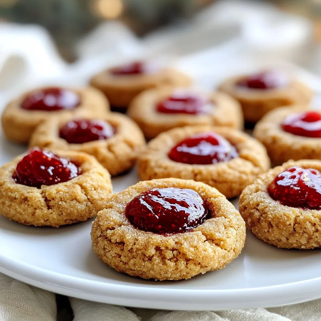 Keto Gingerbread Thumbprints Tasty Holiday Treat