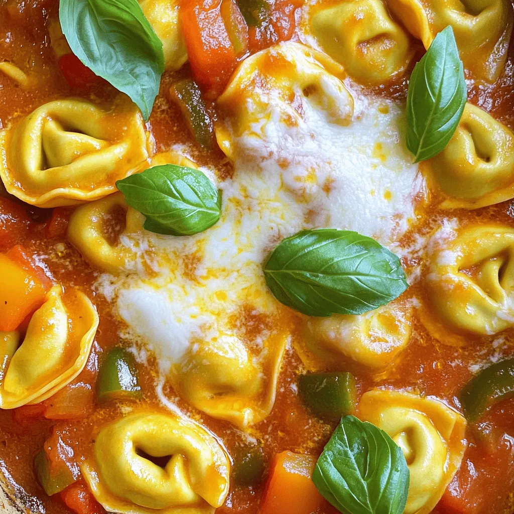 Slow Cooker Italian Tortellini Delicious Dinner Idea