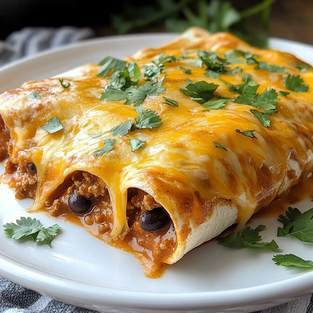 Weeknight Ground Beef Enchiladas Quick and Tasty Recipe