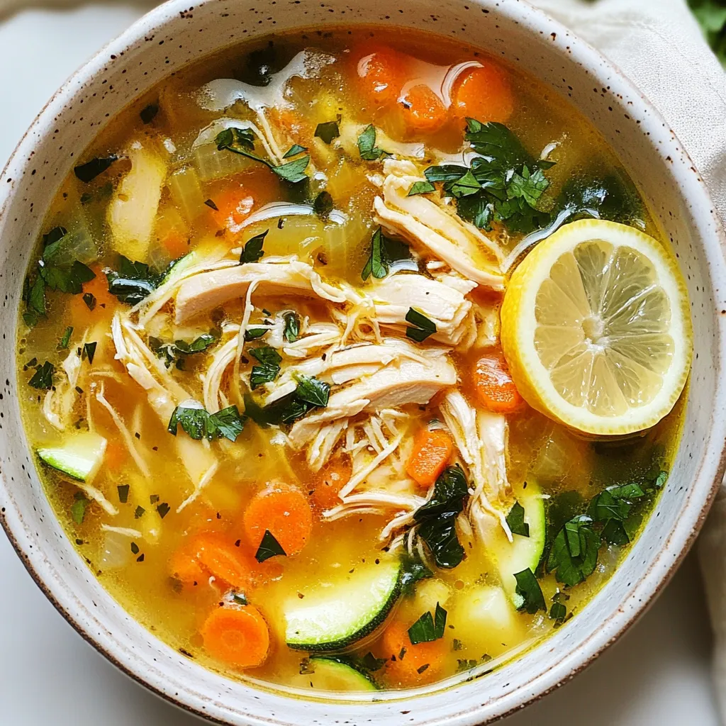 Italian Penicillin Chicken Soup Comforting and Hearty