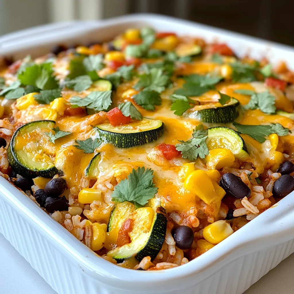 Vegetarian Mexican Casserole Flavorful Dinner Idea
