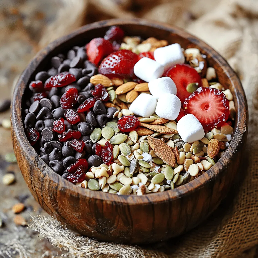 Vampire Bite Trail Mix Tasty Snack for Halloween Fun