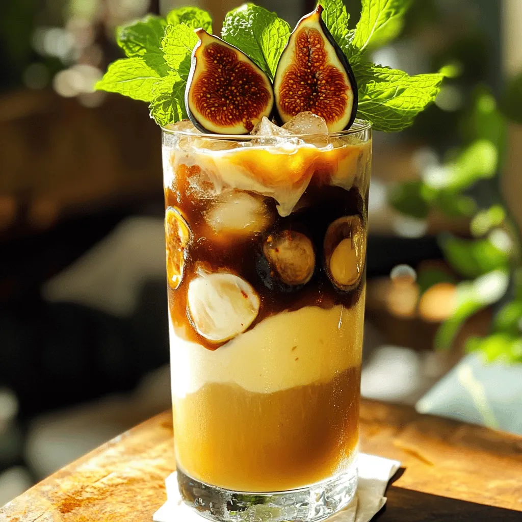 Fig Vanilla Sweet Cream Cold Brew Delight Recipe