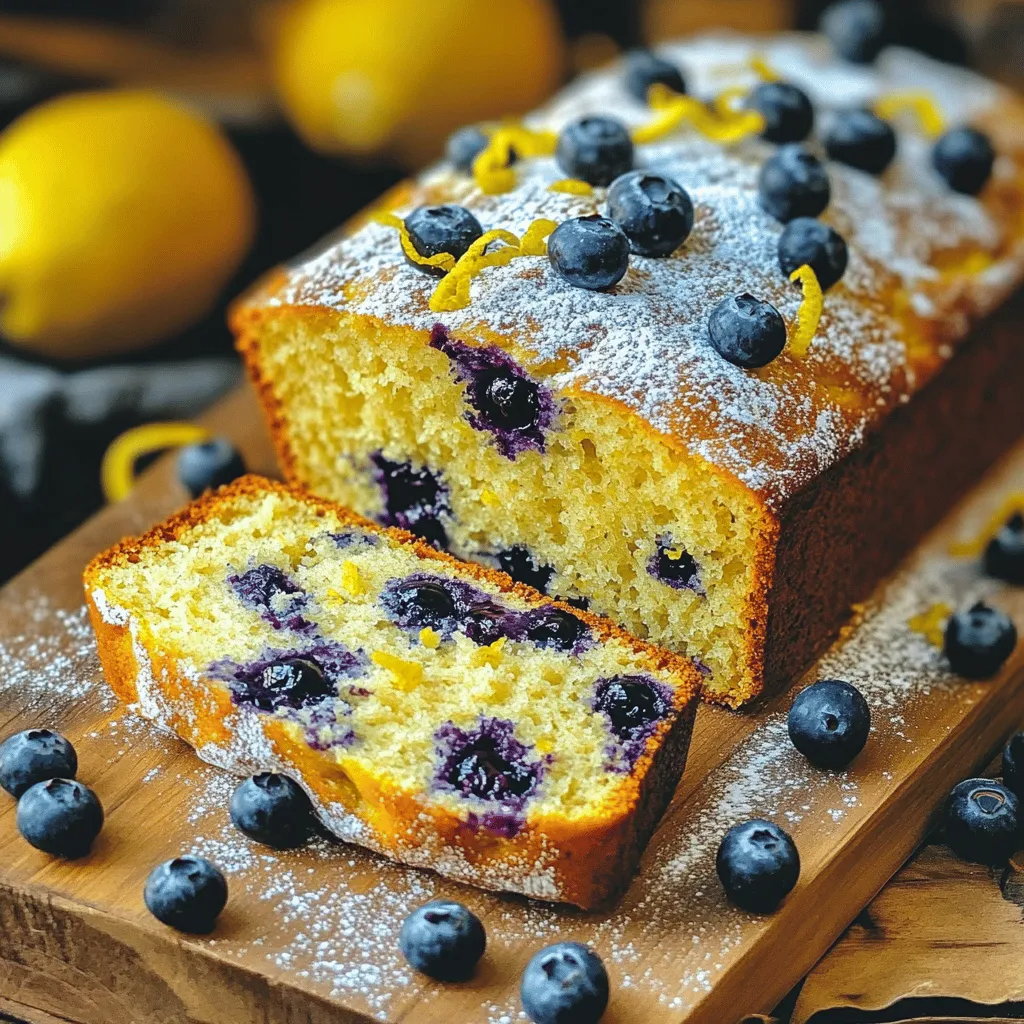 Lemon Blueberry Bread Fresh and Flavorful Delight