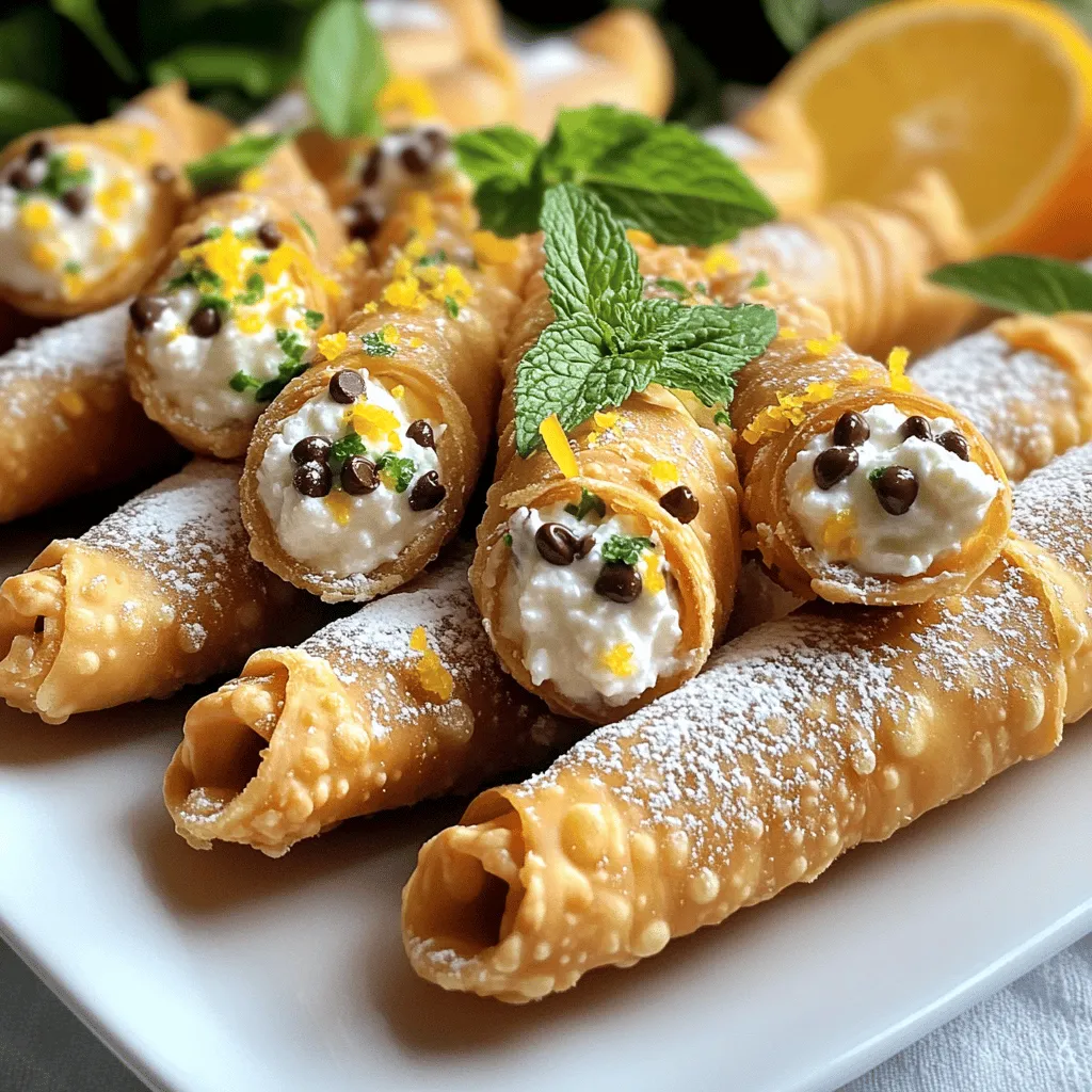 Sicilian Ricotta Cannoli Delightful and Easy Recipe