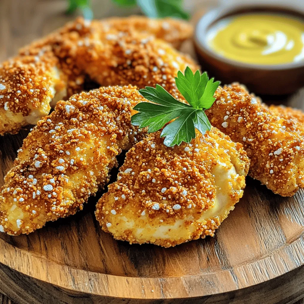 Pretzel-Crusted Chicken with Mustard Sauce Delight