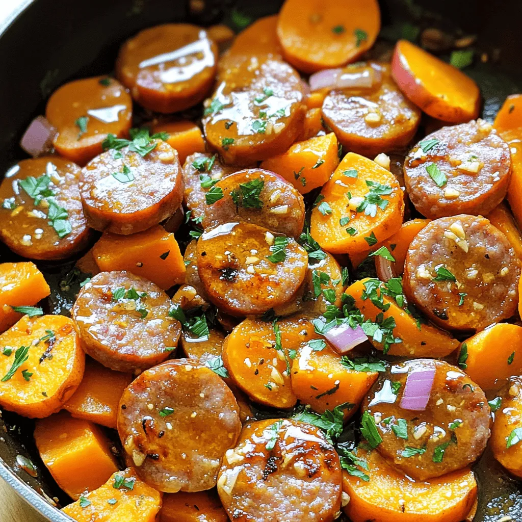 Honey Garlic Sausage &#038; Sweet Potatoes Flavor Boost