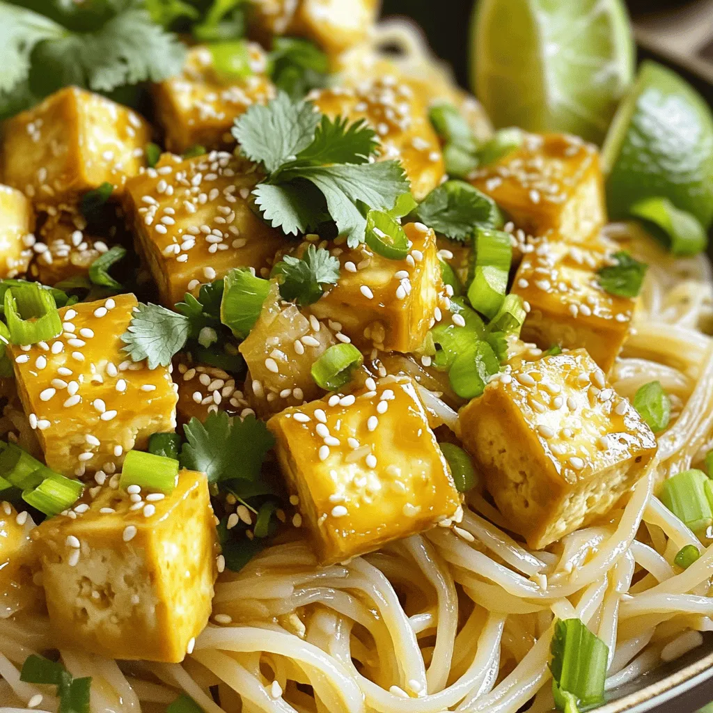 Minute Sesame Garlic Tofu Noodles Quick and Easy Meal