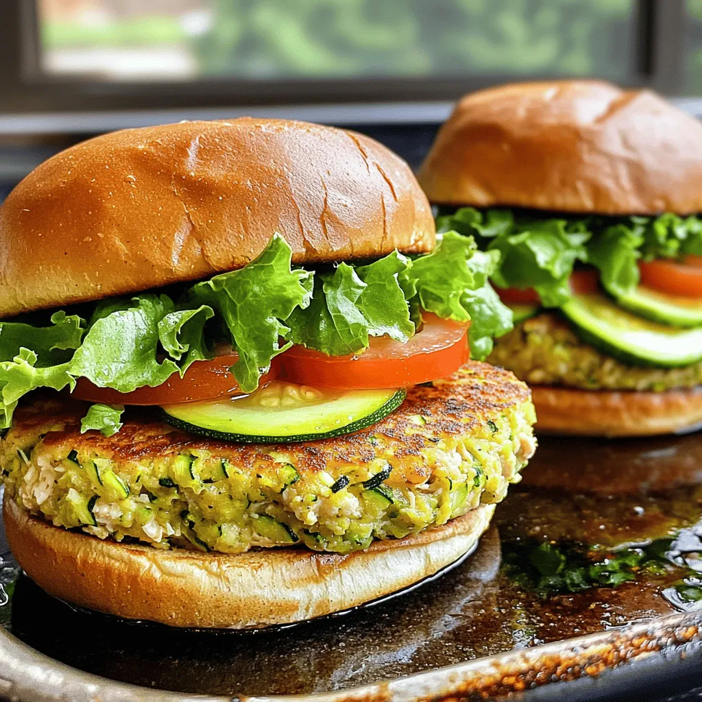 Healthy Chicken Zucchini Burgers Flavorful and Simple Dish