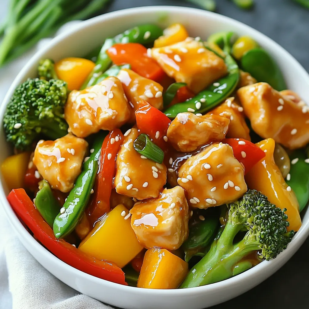 Healthy Orange Chicken Stir Fry Tasty Weeknight Meal