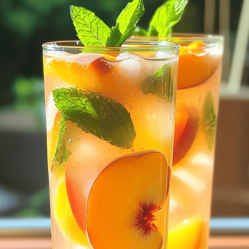 Refreshing Peach Lemonade Simple Summer Delight