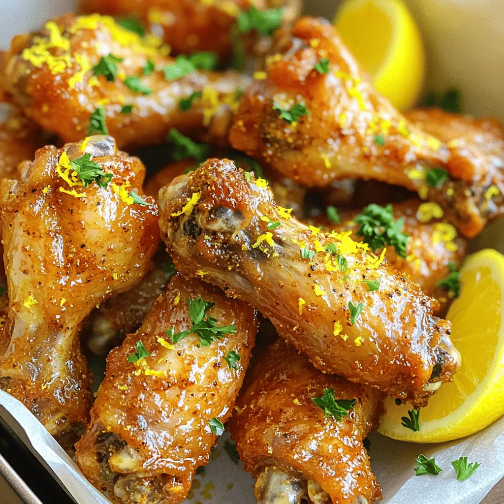 Air Fryer Lemon Pepper Wings Crispy and Flavorful Snack