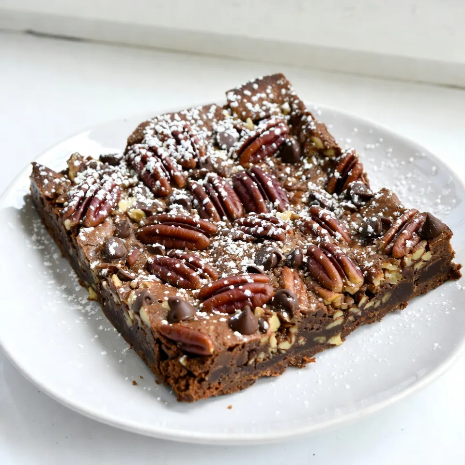 Chocolate Bourbon Pecan Pie Bars Simply Irresistible Treat