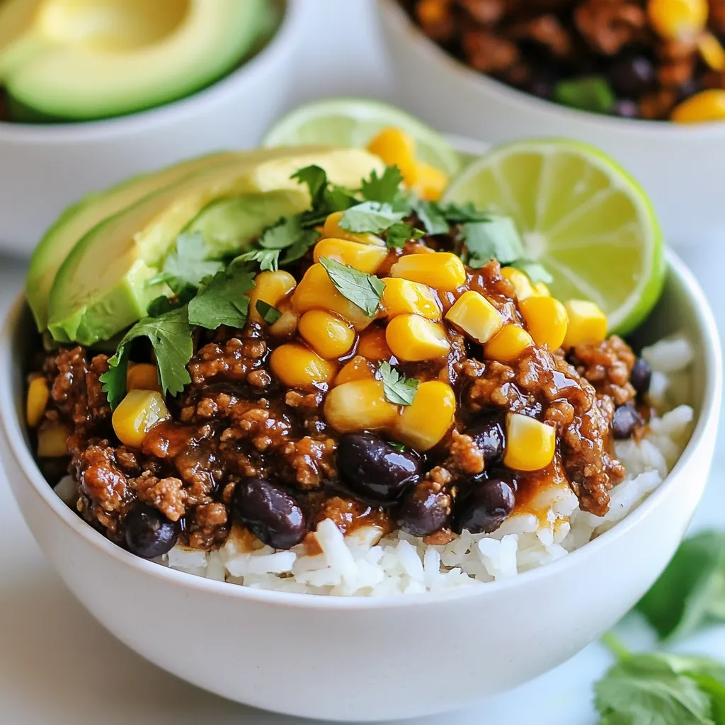 Hot Honey Ground Beef Bowl Flavorful and Simple Meal