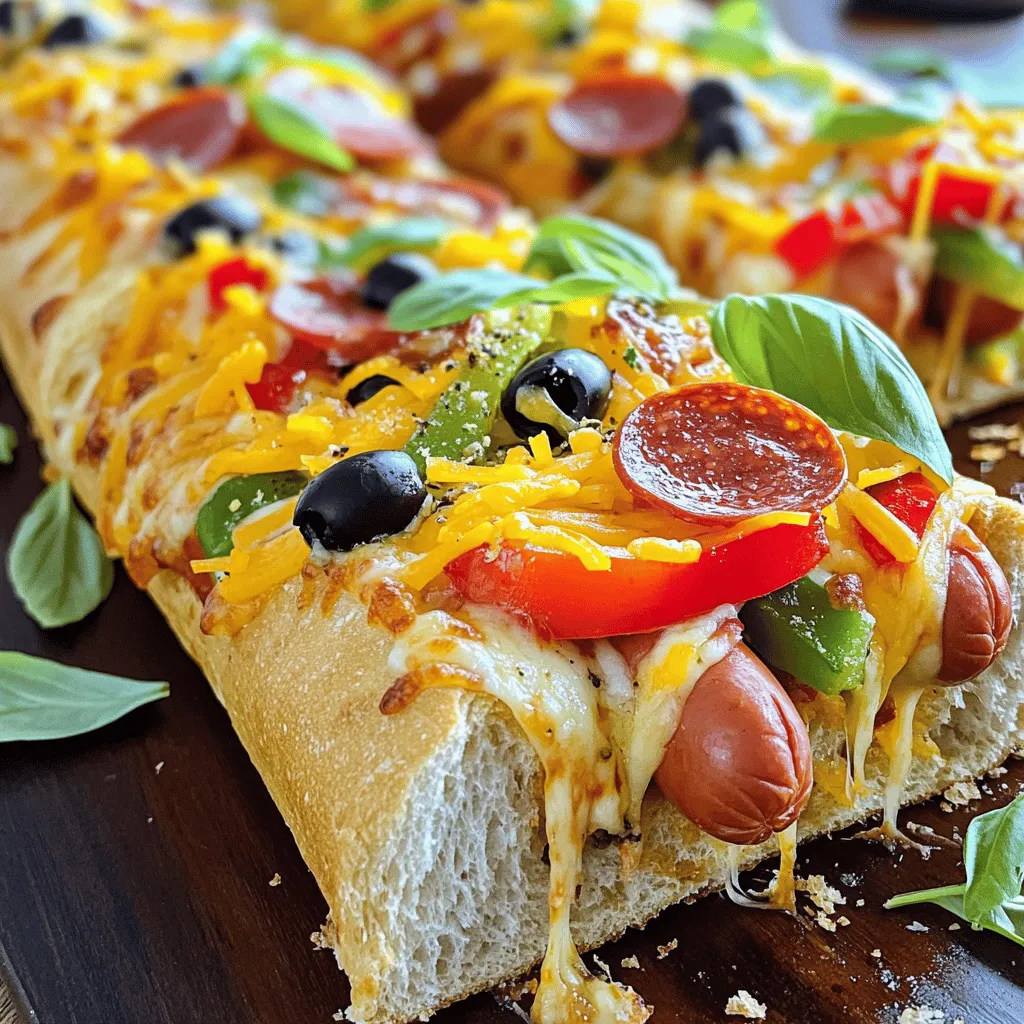 Ultimate Cheese Dog Pizza Sandwich Recipe Delight