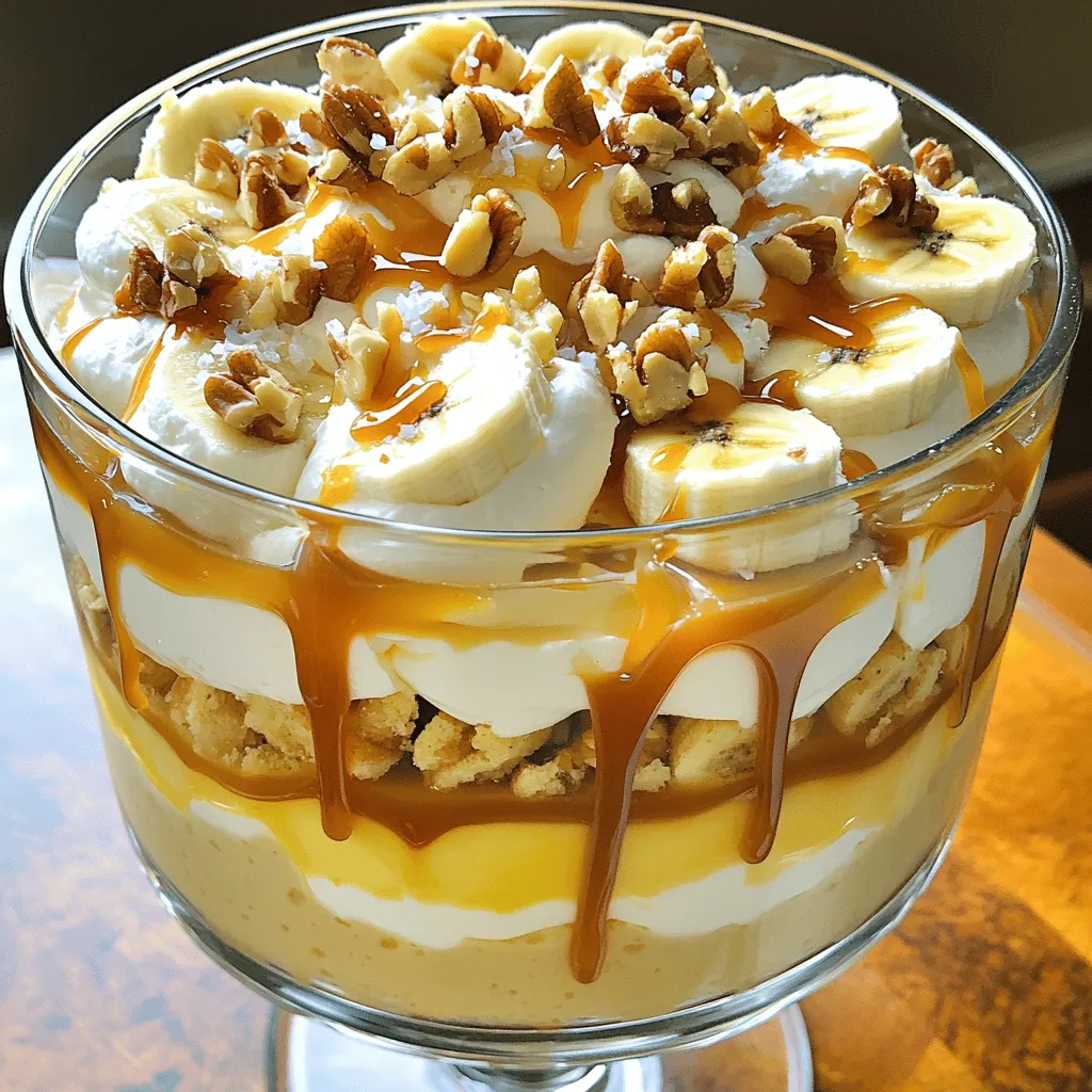 Caramel Banana Cream Trifle Delightful and Easy Dessert