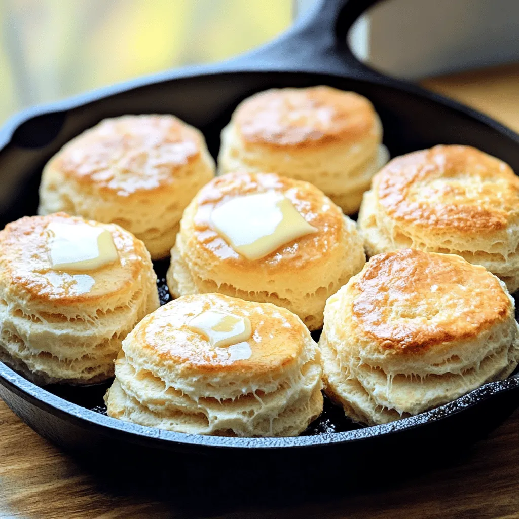 Cast Iron Skillet Biscuits Fluffy and Tasty Recipe