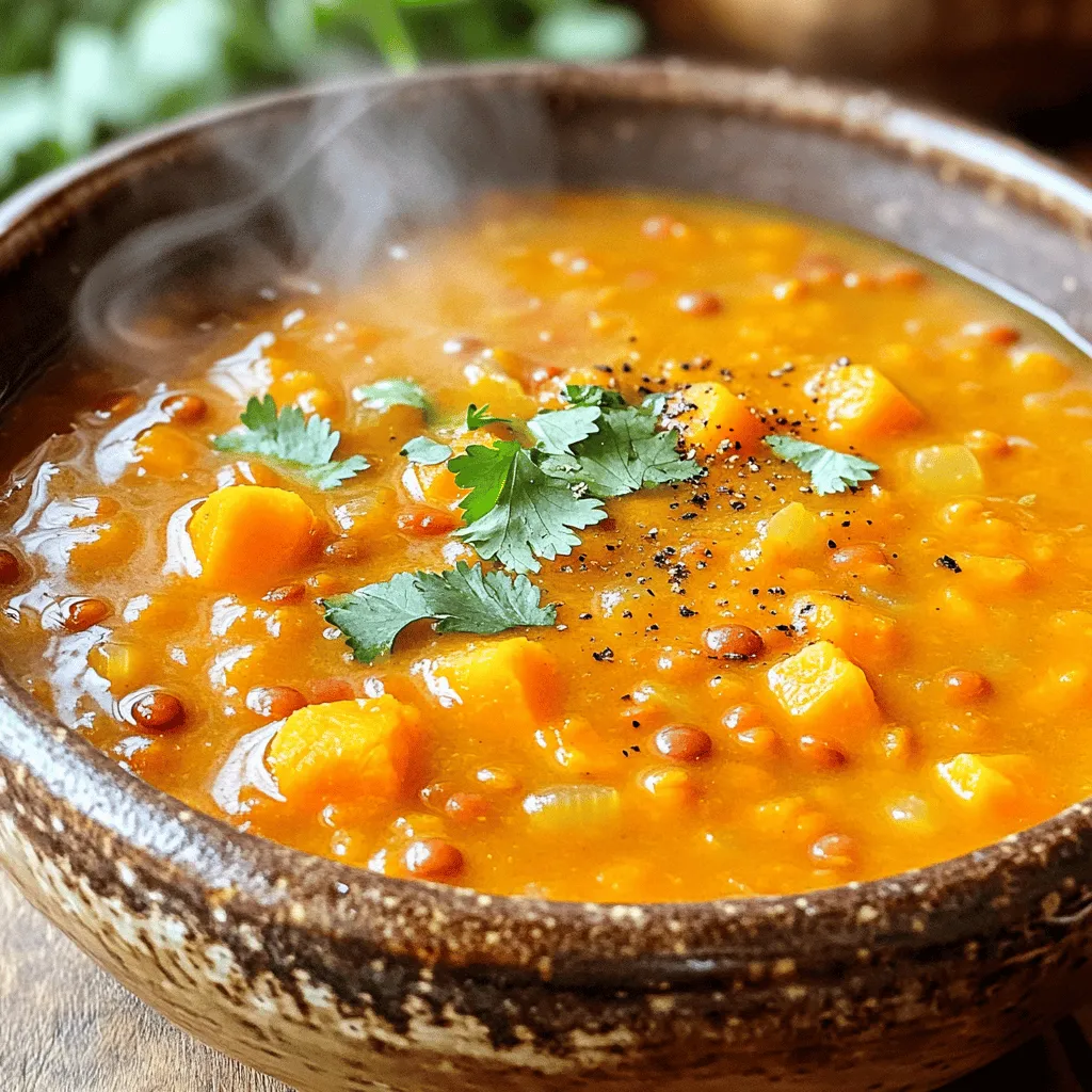 One-Pot Carrot Lentil Soup Flavorful and Easy Meal