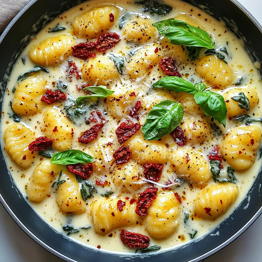 Sun-Dried Tomato Gnocchi Skillet Flavorful Delight