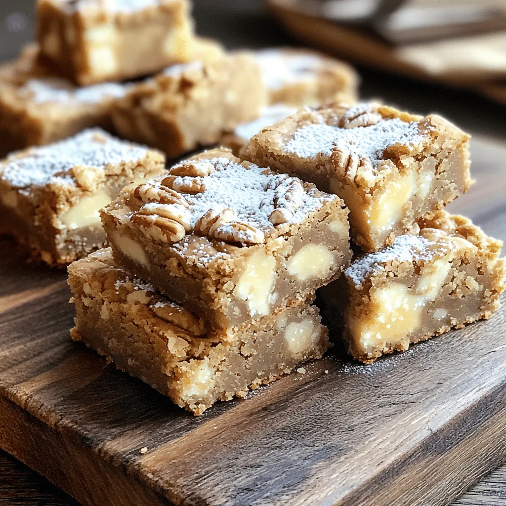 Brown Butter Pecan Sea Salt Blondies Delightful Treat