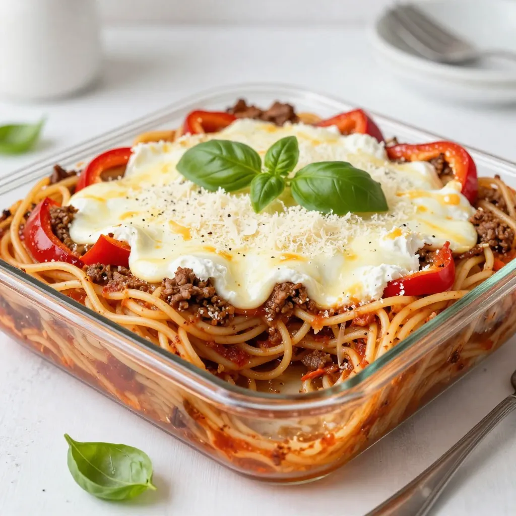 Foolproof Baked Spaghetti Casserole Easy Family Meal