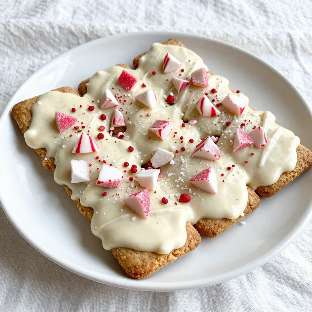 Peppermint Crunch Graham Crackers Simple Holiday Treat