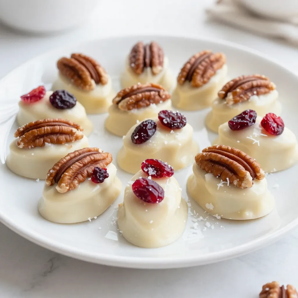 White Chocolate Cranberry Pecan Clusters Delight