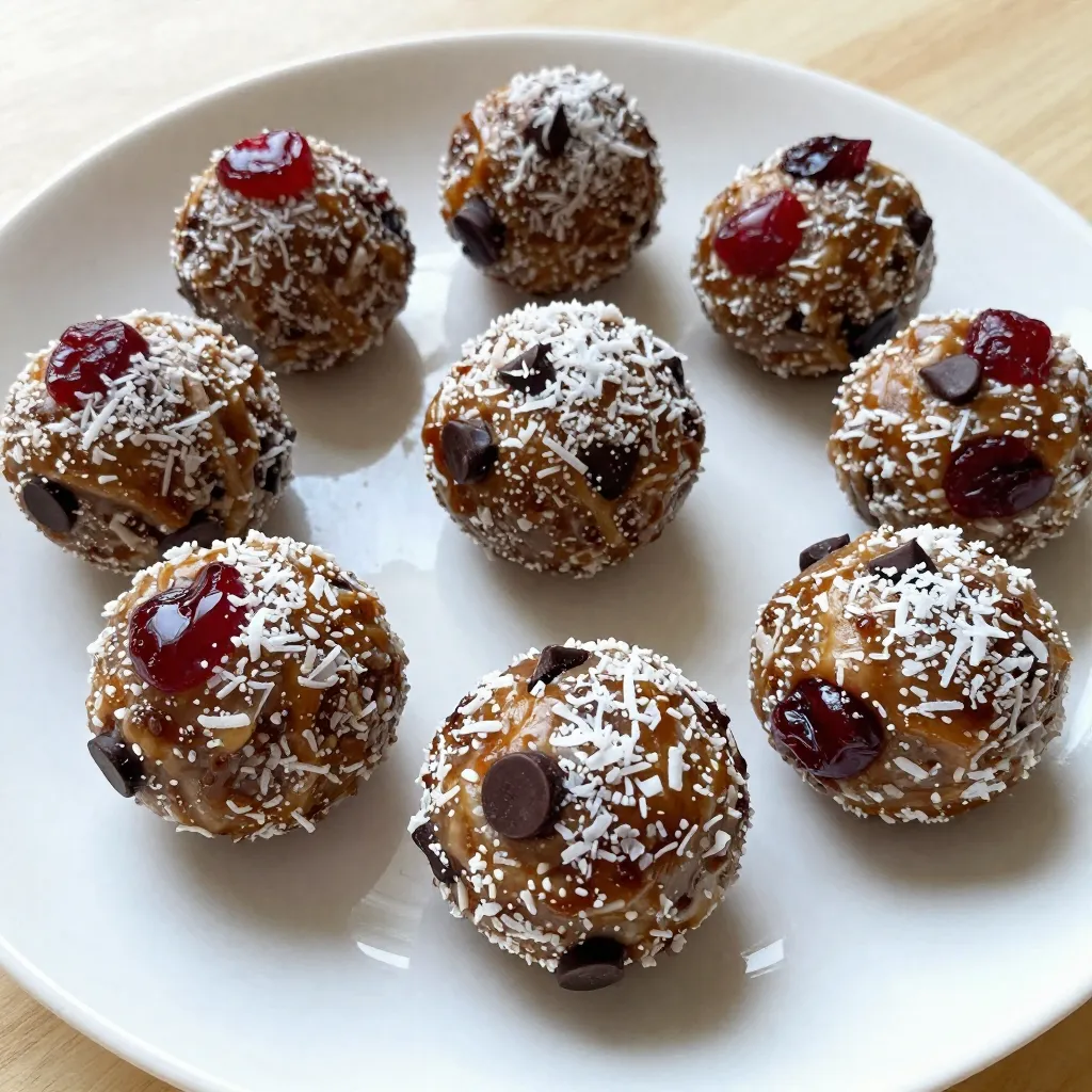 No-Bake Cherry Bourbon Balls Irresistible Treat Recipe