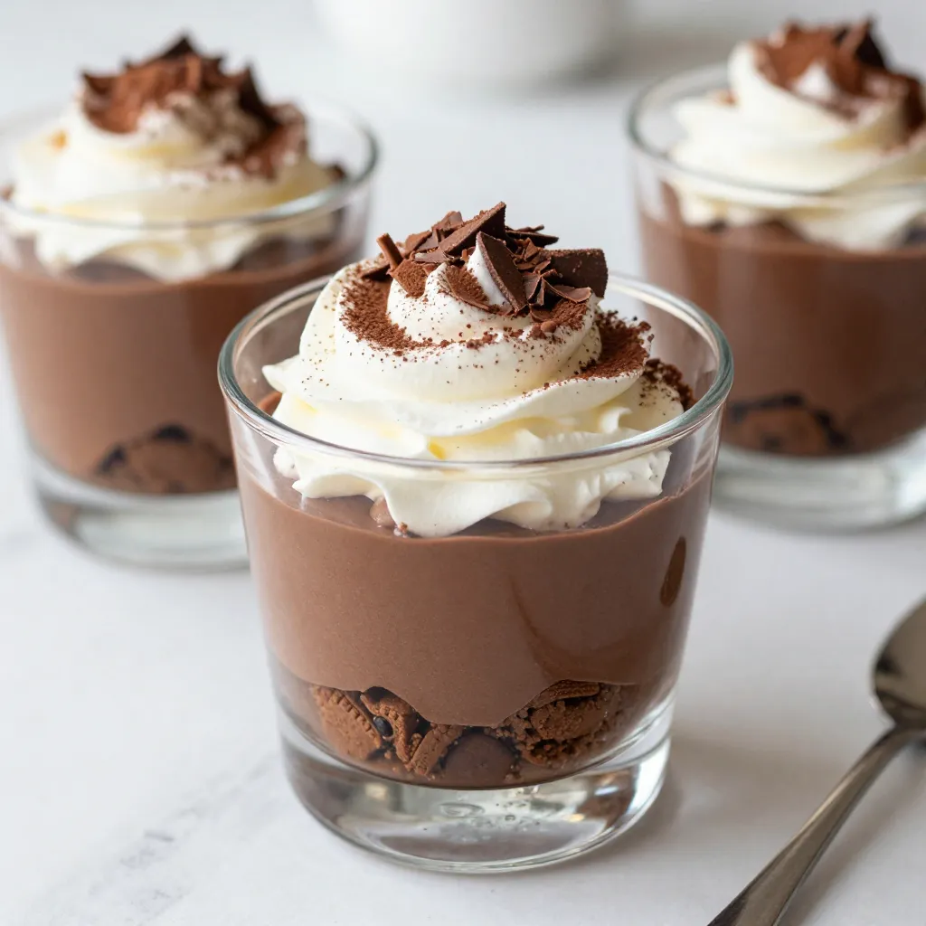 Chocolate Coffee Mousse Trifles Delightful Dessert Treat