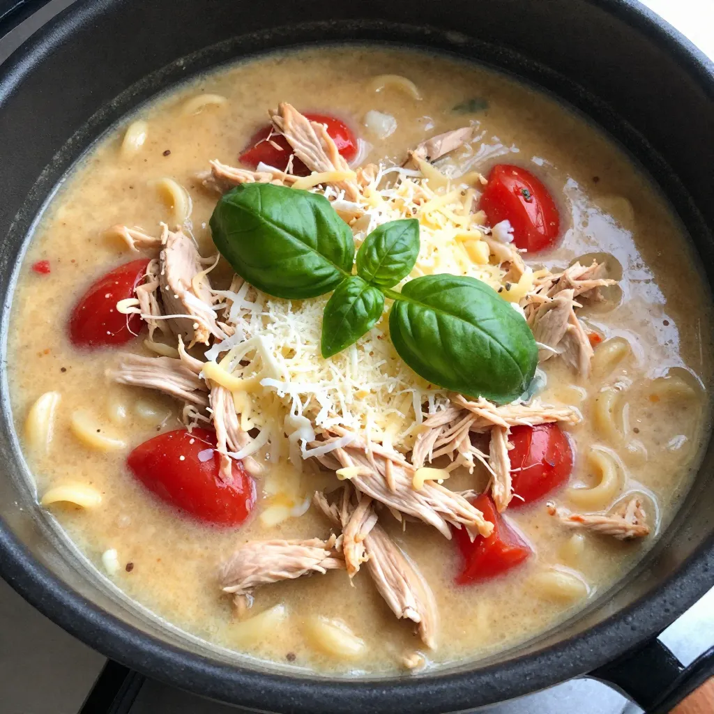 Crockpot Chicken Parmesan Soup Flavorful and Simple Dish
