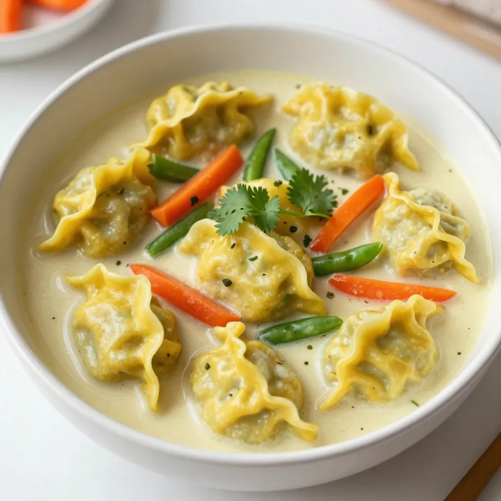 Coconut Curry Dumpling Soup Hearty Flavorful Recipe