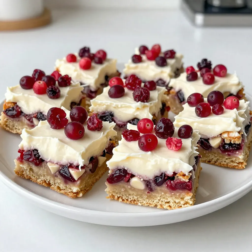 Copycat Cranberry Bliss Bars Delightfully Sweet Treat