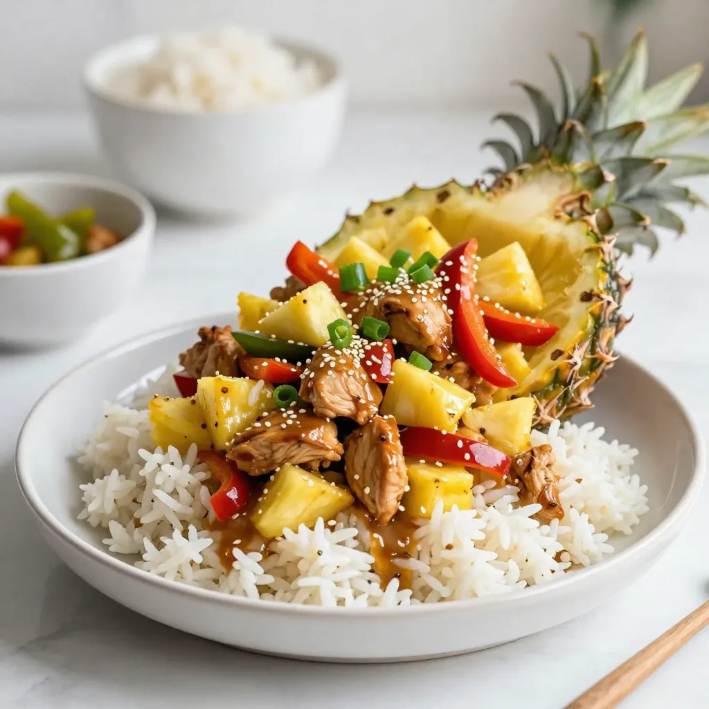 Pineapple Chicken &#038; Rice Flavorful One-Pan Meal