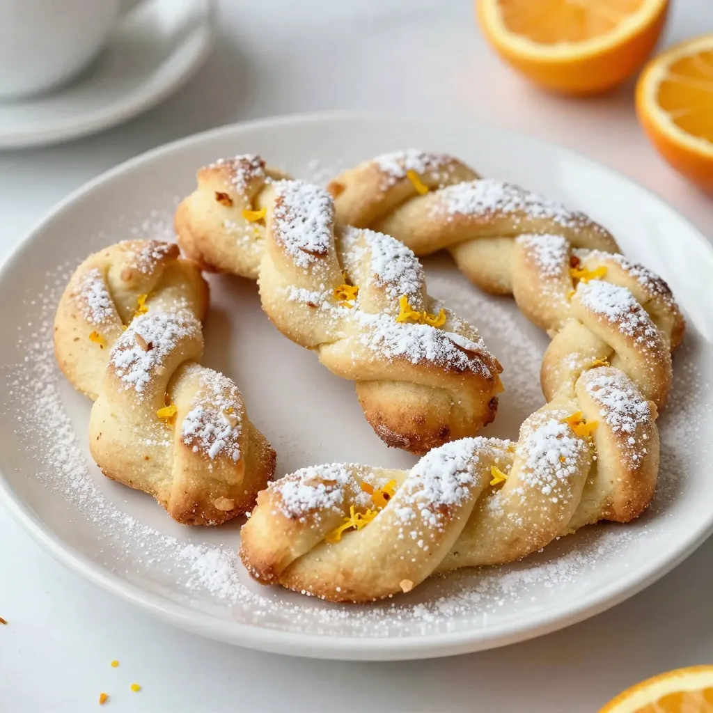 Twisted Almond Citrus Cookies Delightful Treat Recipe