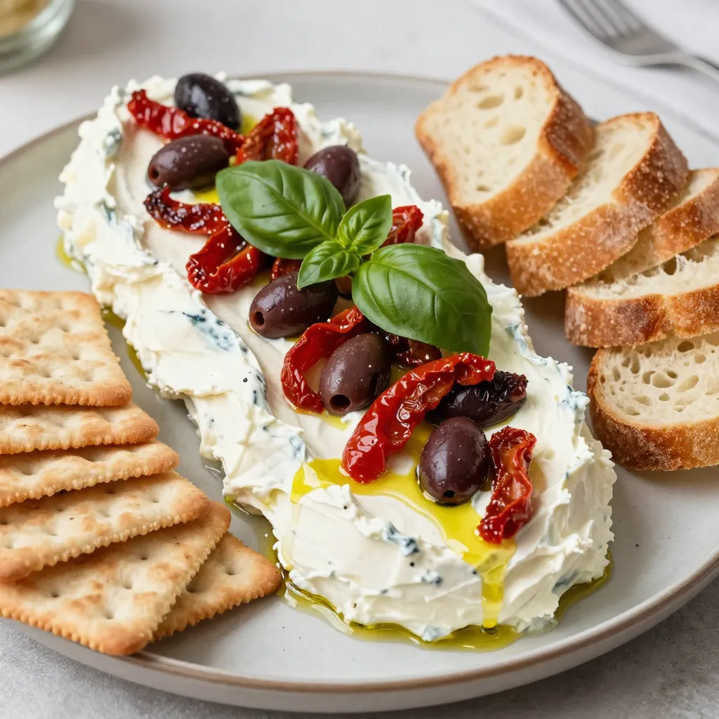 Antipasto Cream Cheese Log Tasty Appetizer Recipe