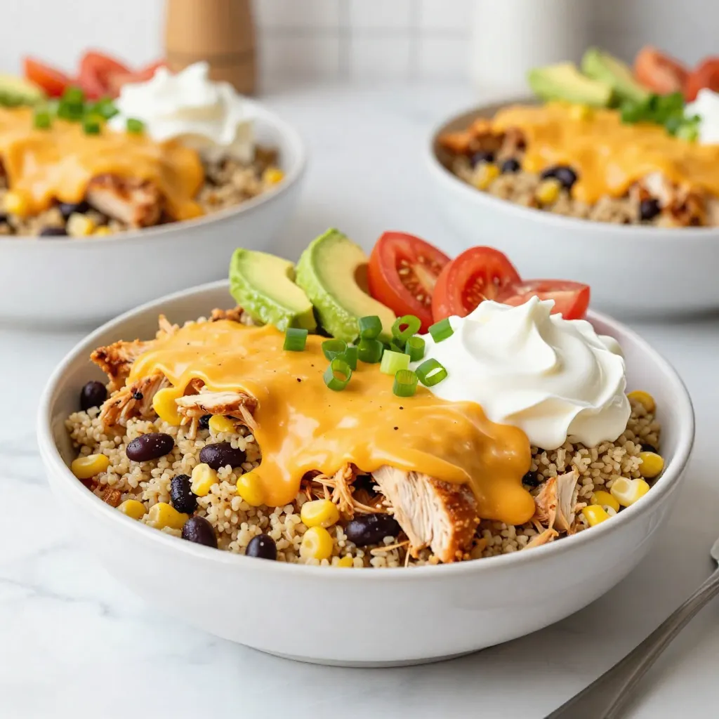 Savory Chicken Enchilada Bowls Easy and Flavorful Meal