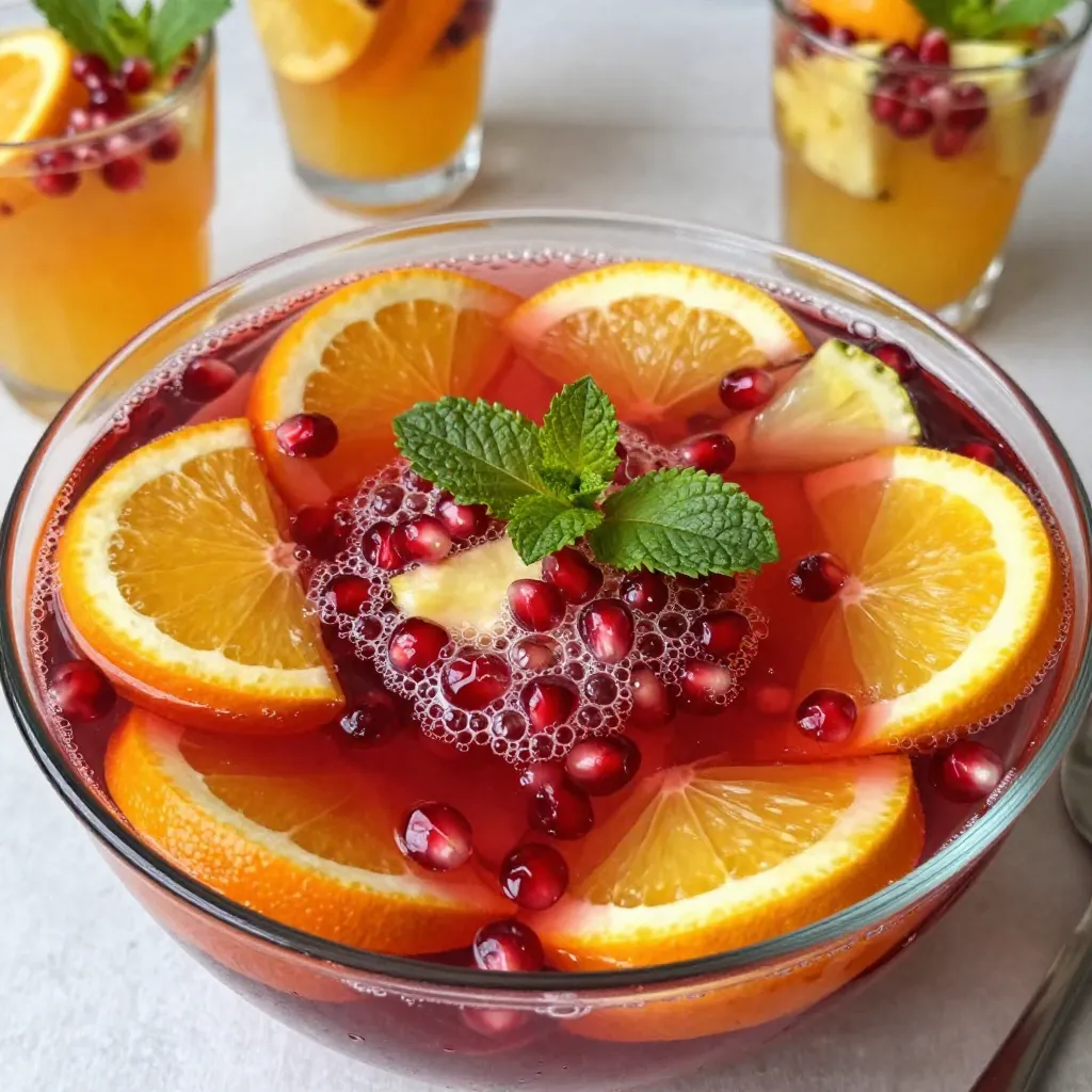 Big Batch Holiday Punch Festive and Fun Recipe
