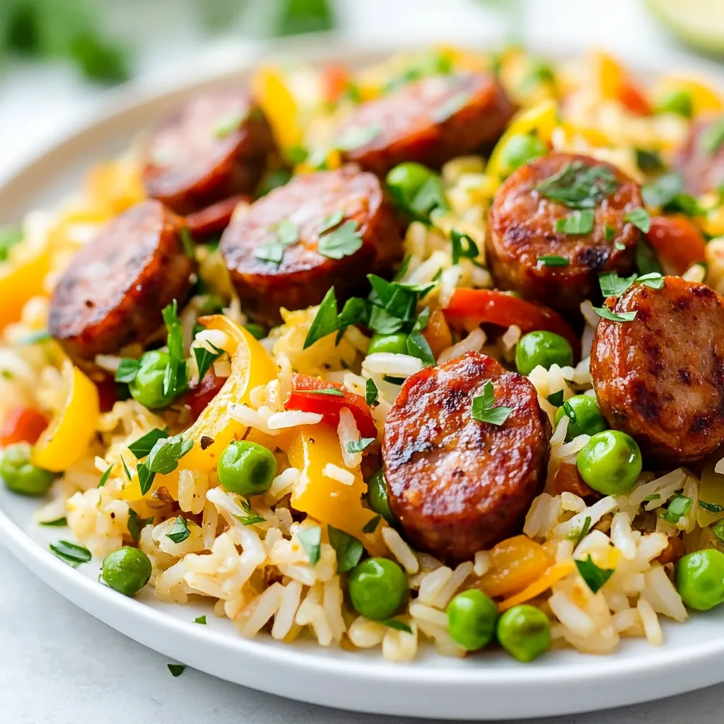 One Pan Cajun Sausage and Rice Flavorful Comfort Dish