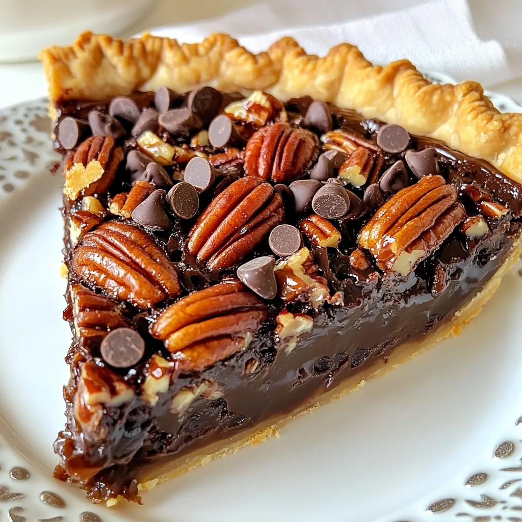 Texas Chocolate Pecan Pie Delightful and Rich Recipe
