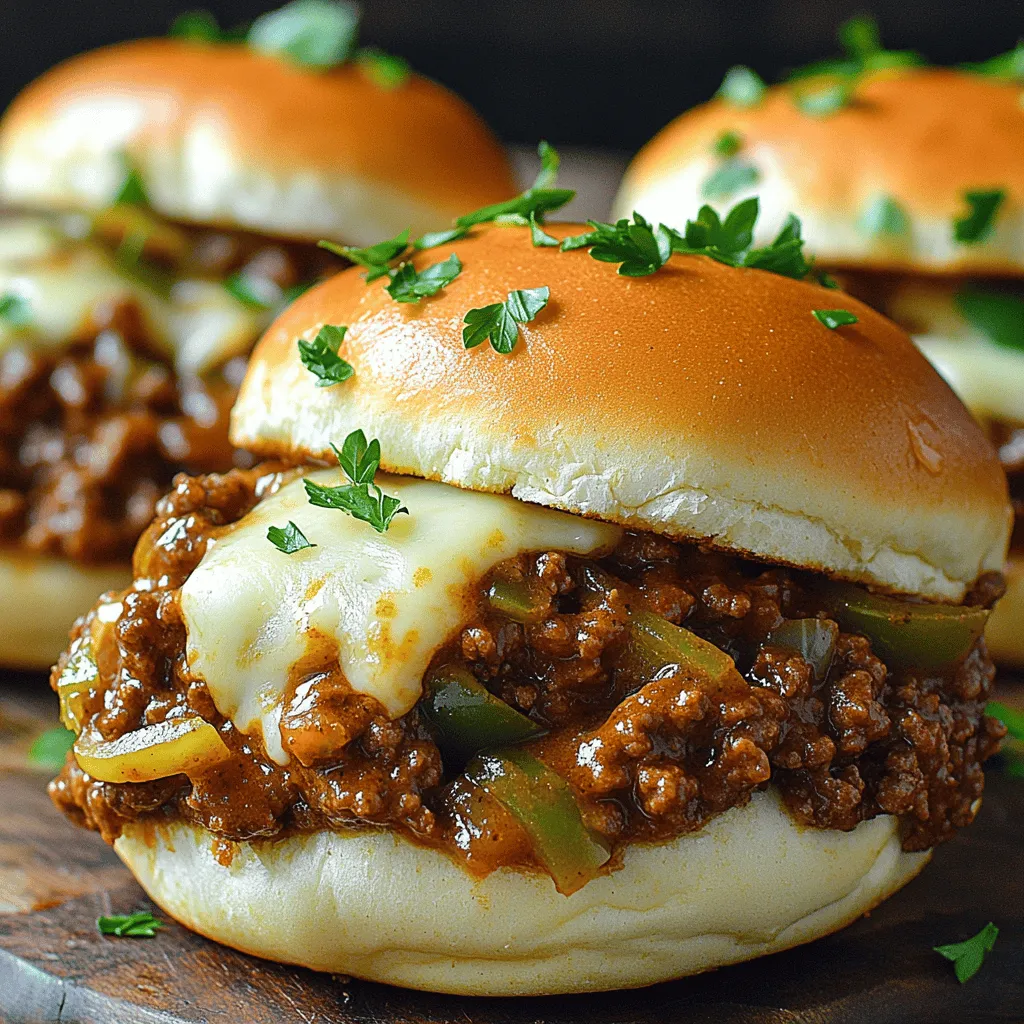 Philly Cheese Steak Sloppy Joes Flavorful Family Meal