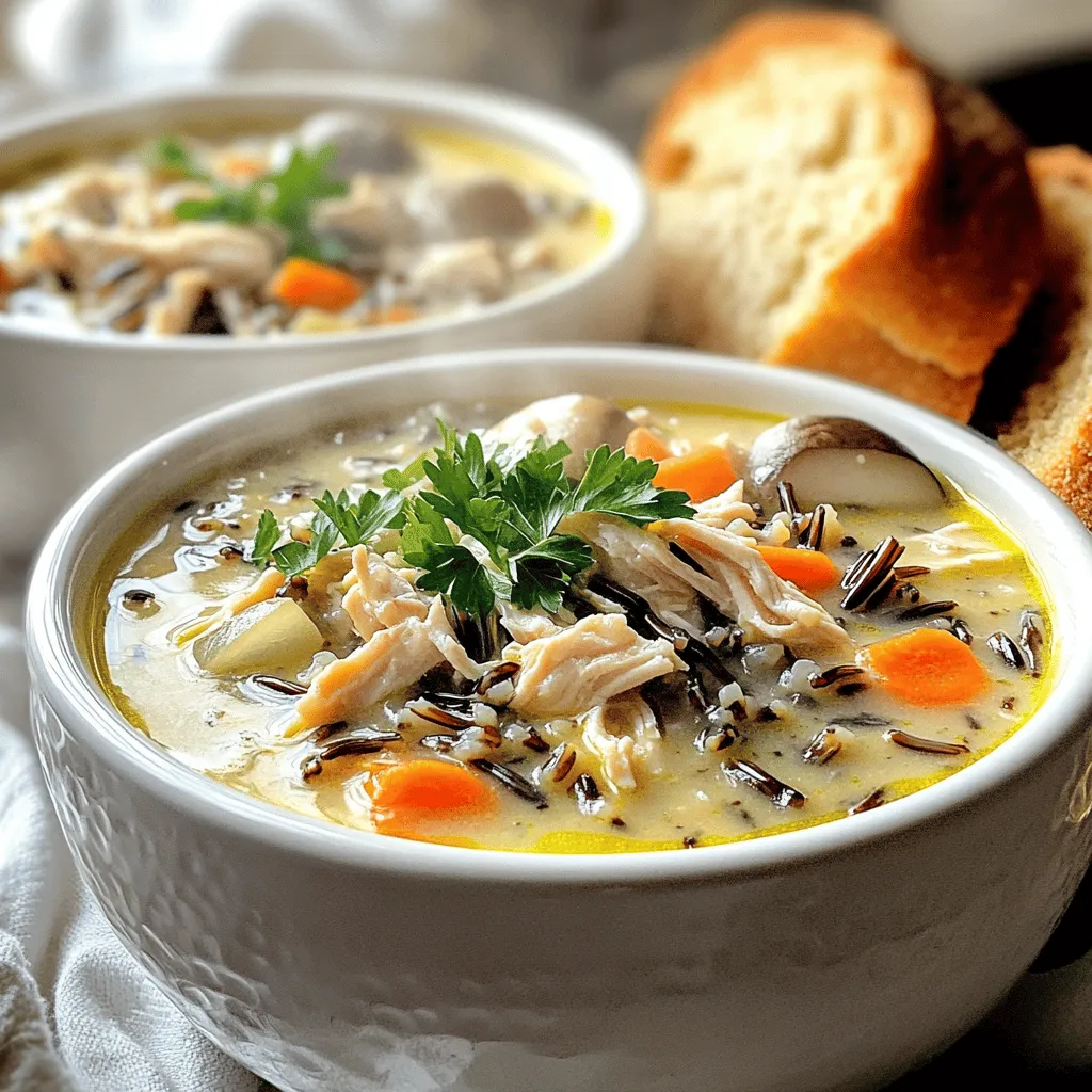 Savory Slow Cooker Chicken Wild Rice Soup Recipe
