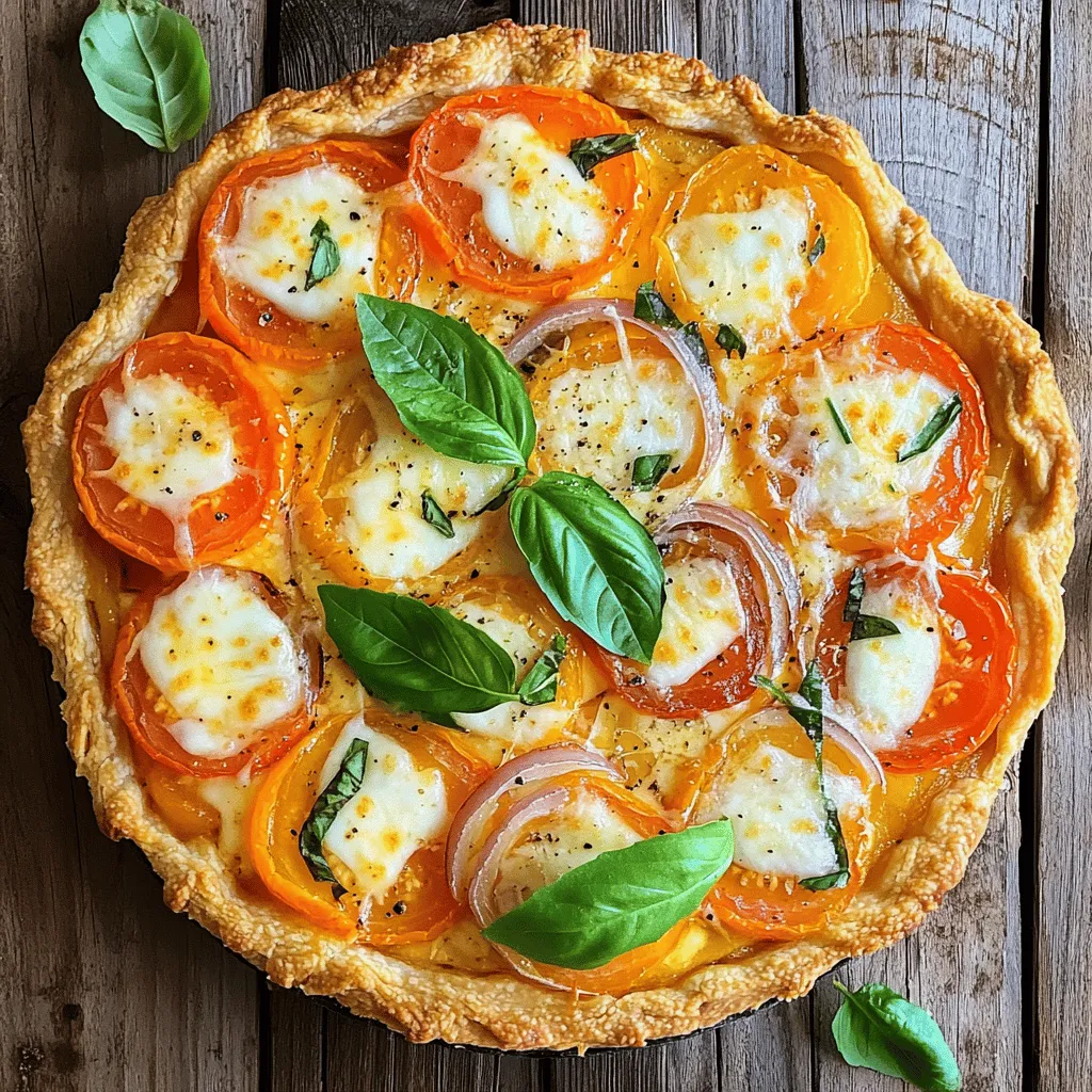 Satisfying Tomato Onion Pie Simple and Flavorful Dish