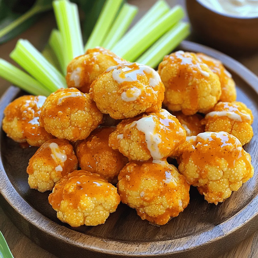 Air Fryer Buffalo Cauliflower Bites Crispy Delight