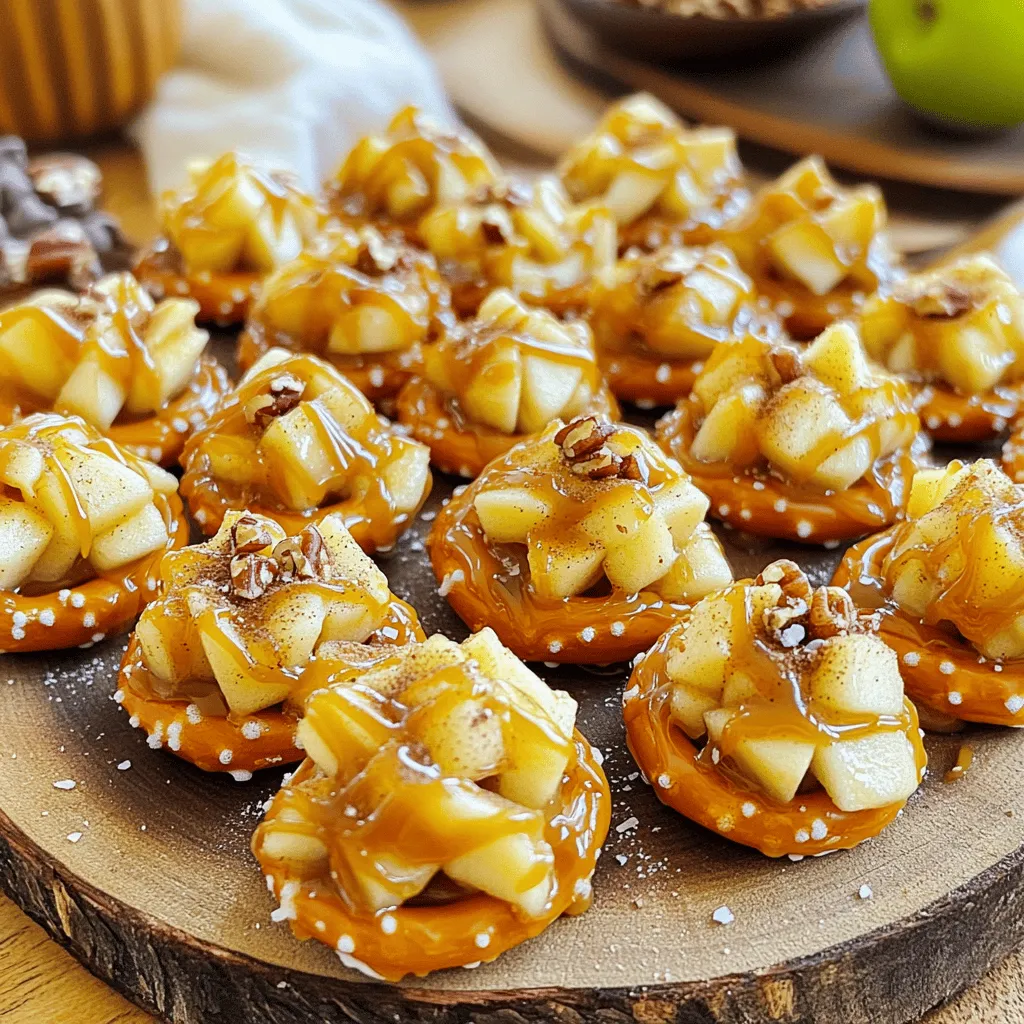 Caramel Apple Pretzel Bites Irresistible Sweet Treats