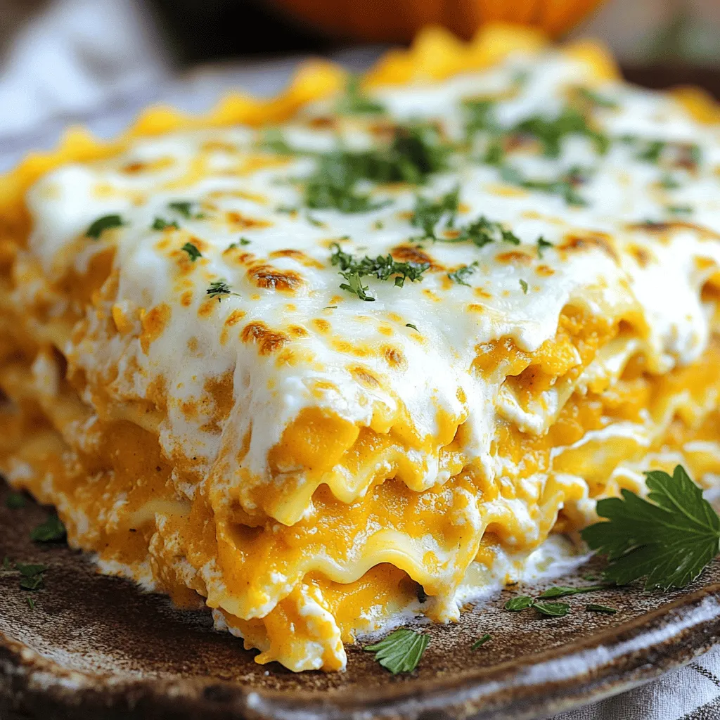 Crock Pot Pumpkin Alfredo Lasagna Simple and Tasty Dish