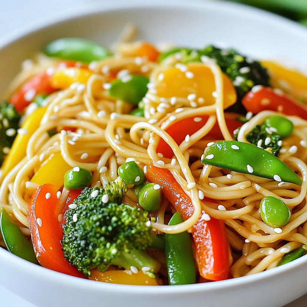 Veggie Lo Mein Stir-Fry Simple and Satisfying Meal