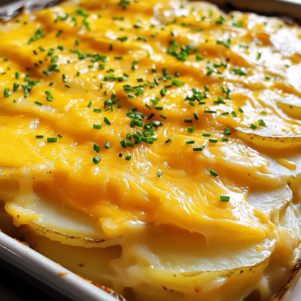 Cheesy Scalloped Potatoes Creamy and Comforting Dish