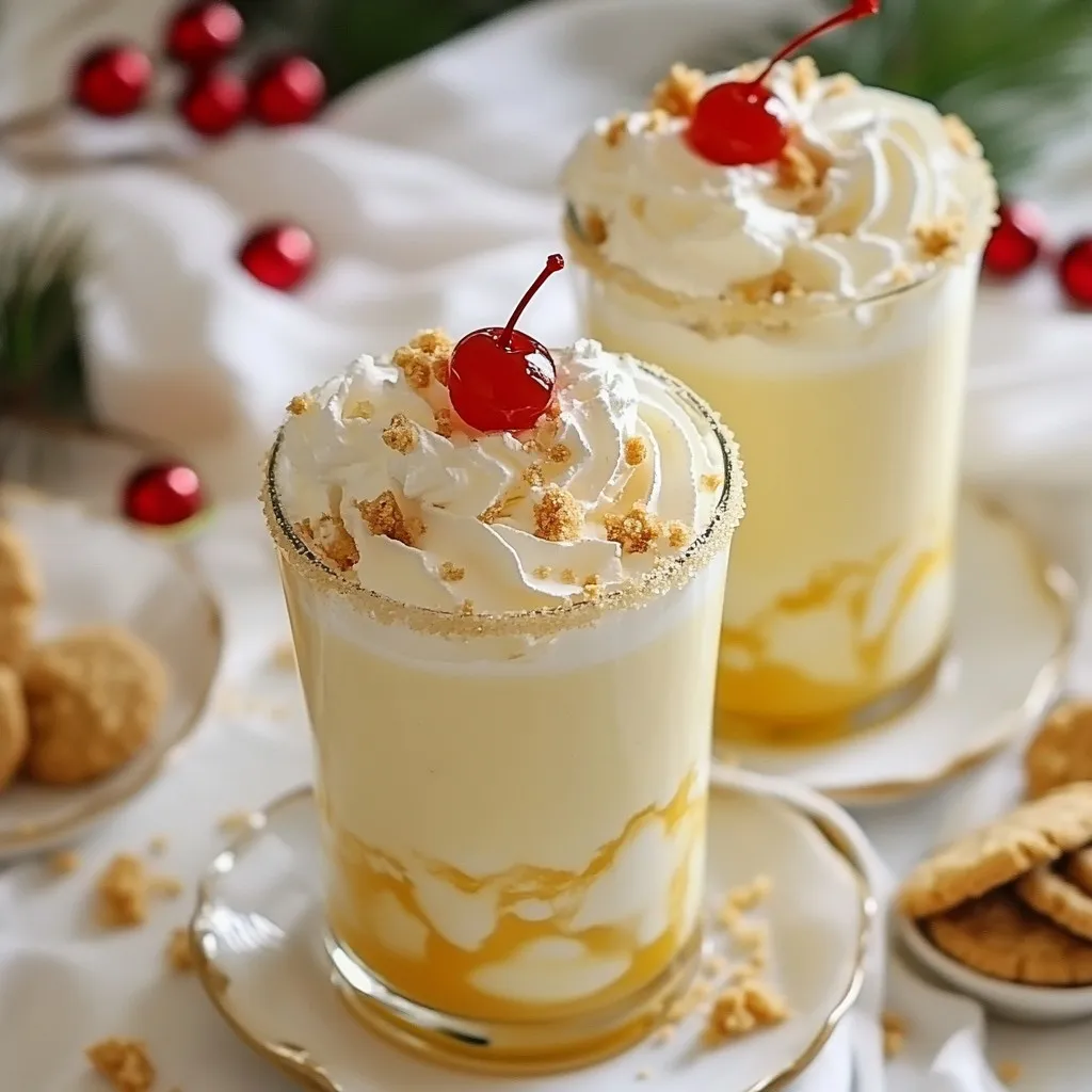 Sugar Cookie Eggnog Cocktail Festive and Flavorful Drink